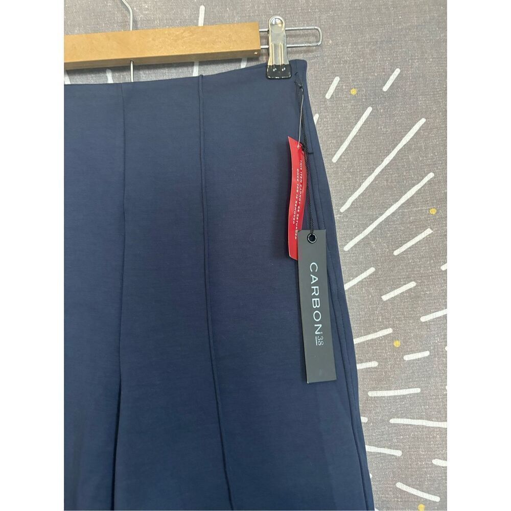 NWT Carbon38 Navy High Waisted Scuba Pant - Picture 7 of 10